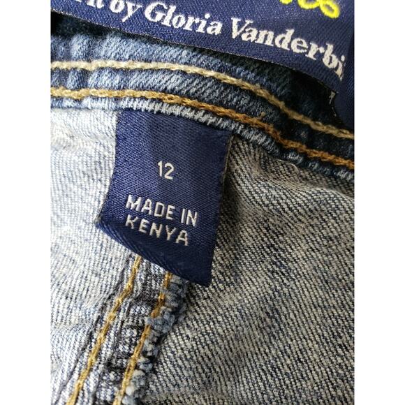 Gloria Vanderbilt Allyson Women's Size 12 Blue Denim Jeans - Picture 8 of 9